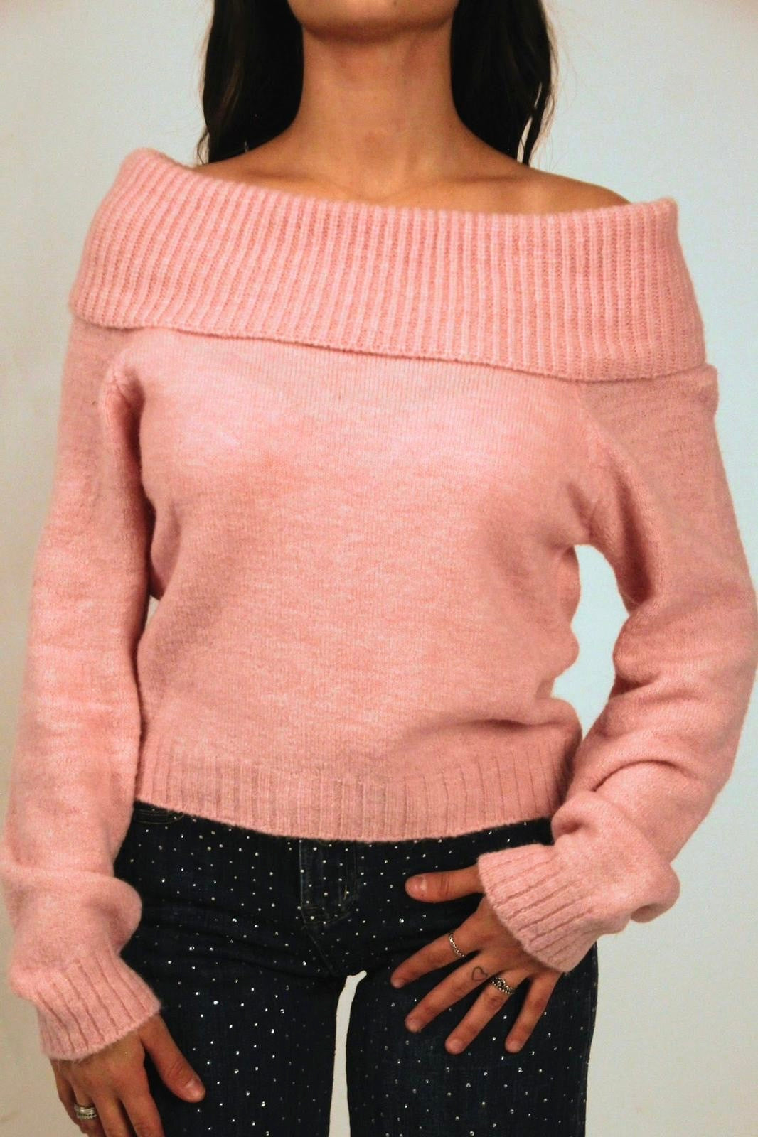 Maglione Monaco Rosa
