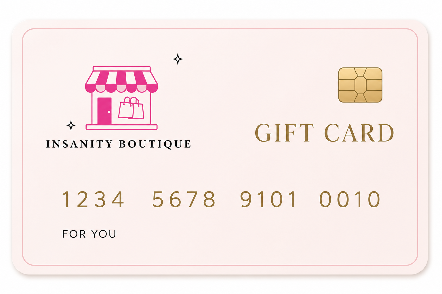 Gift Card Insanity Boutique 🎁