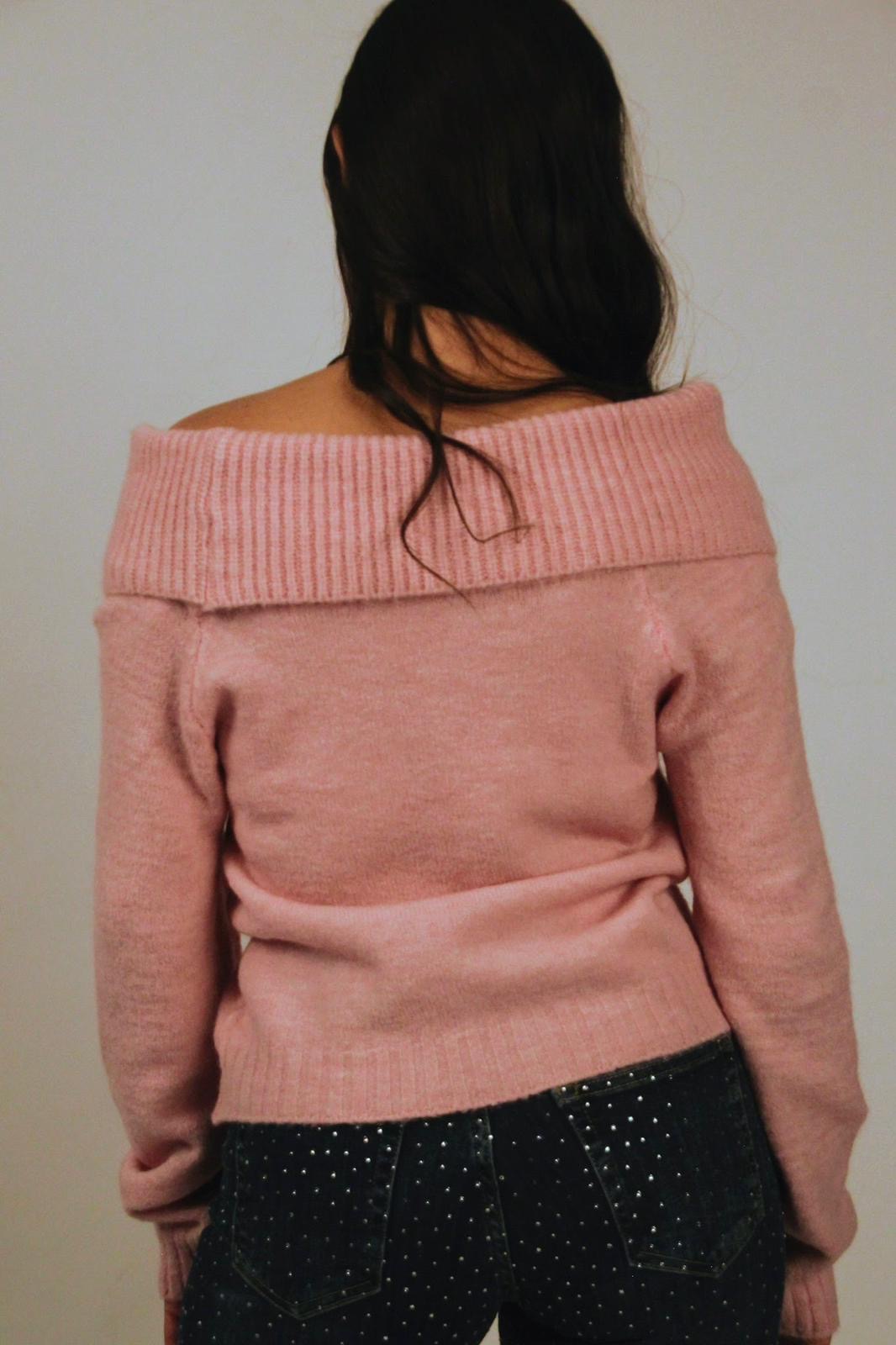 Maglione Monaco Rosa