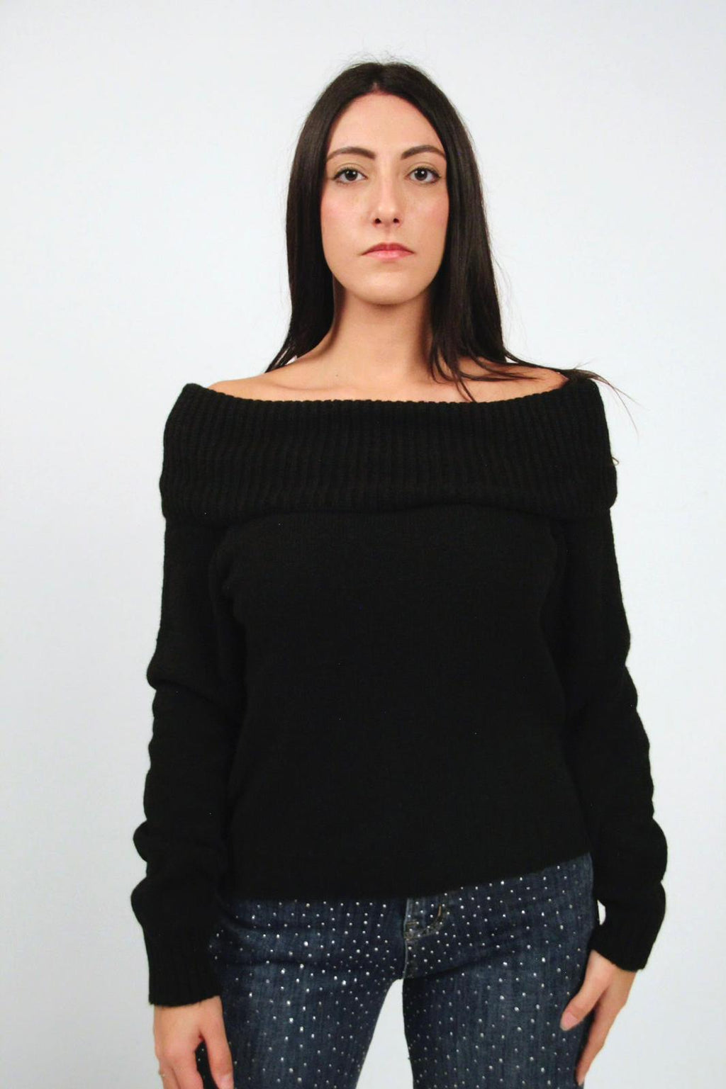 Maglione Monaco Nero
