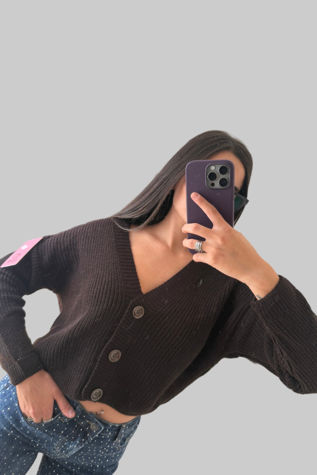 Cardigan Oslo Marrone
