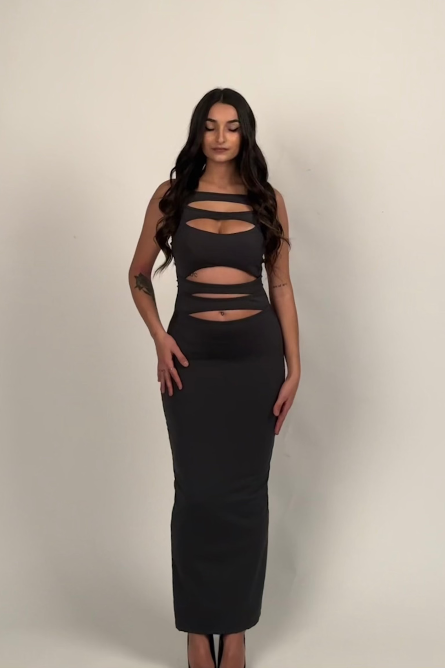 Vestito Barcellona Petrolio