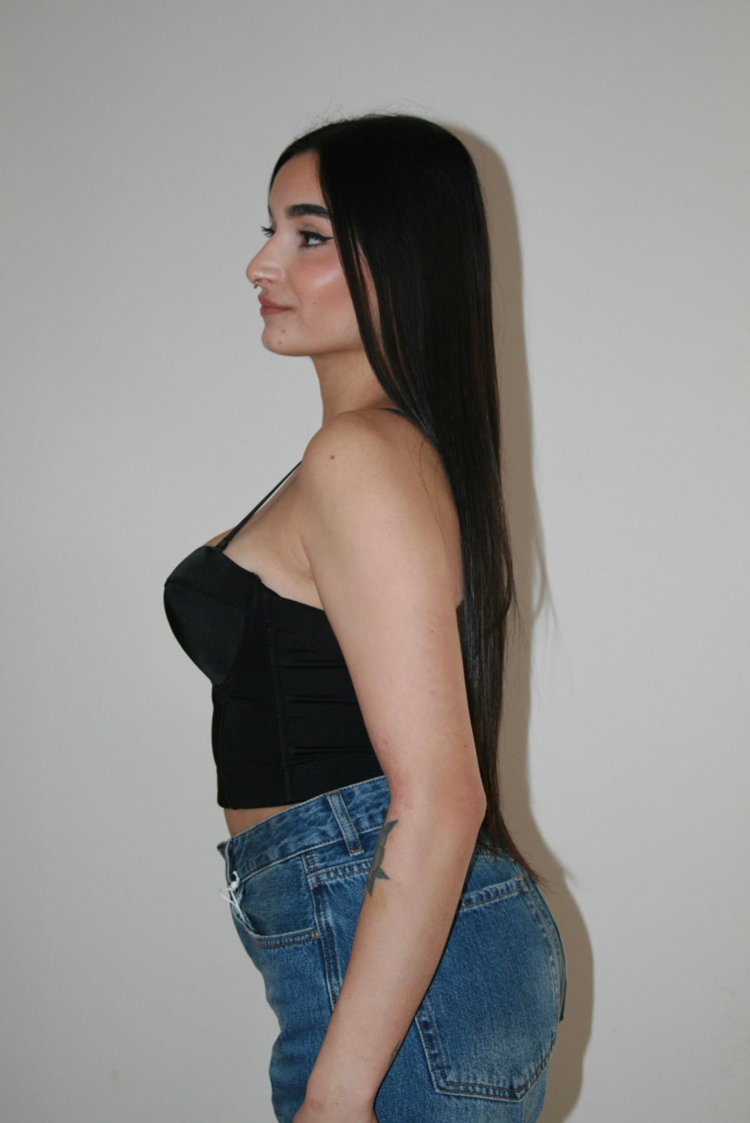 Crop-Top Havana Nero