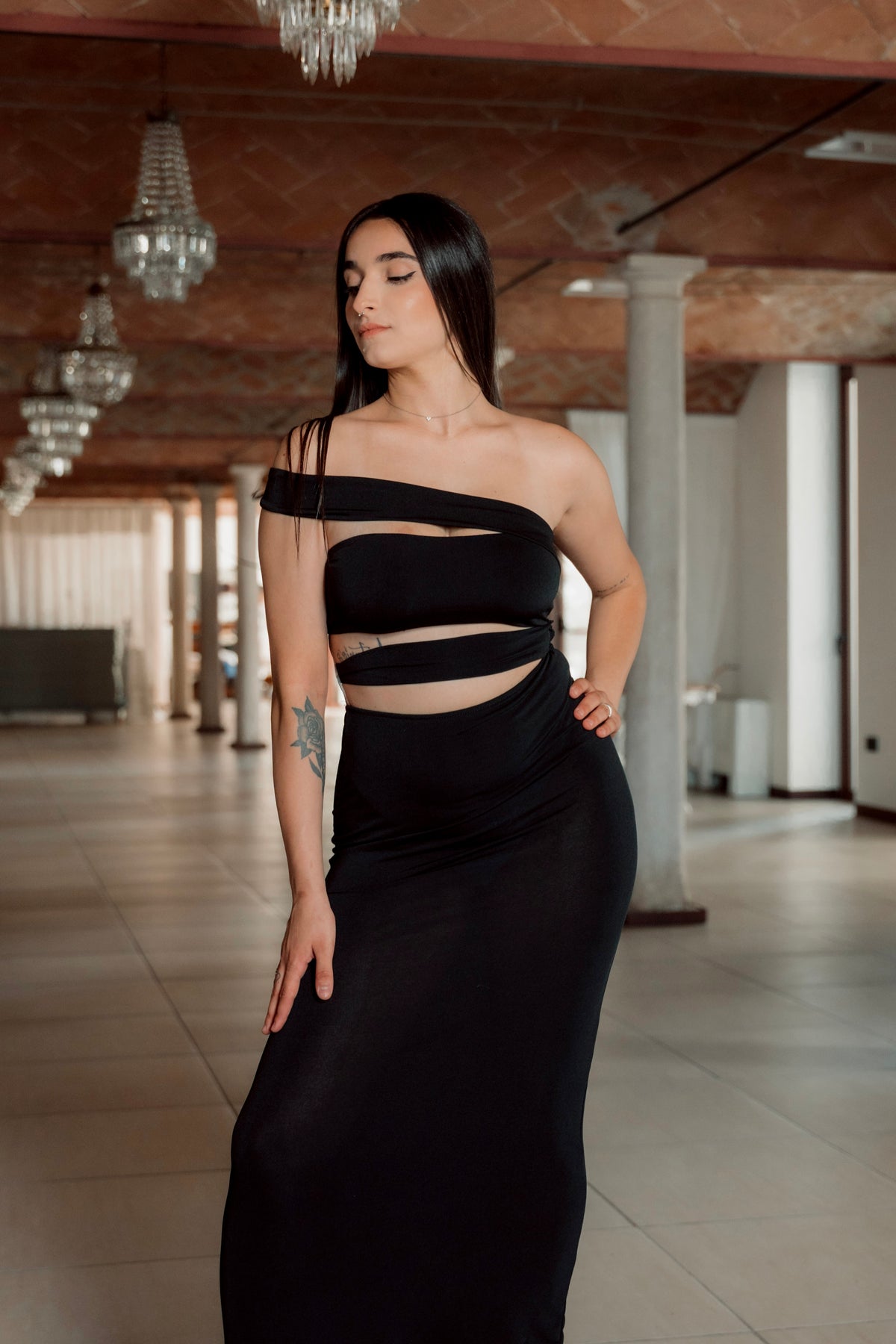 Vestito Secret Nero