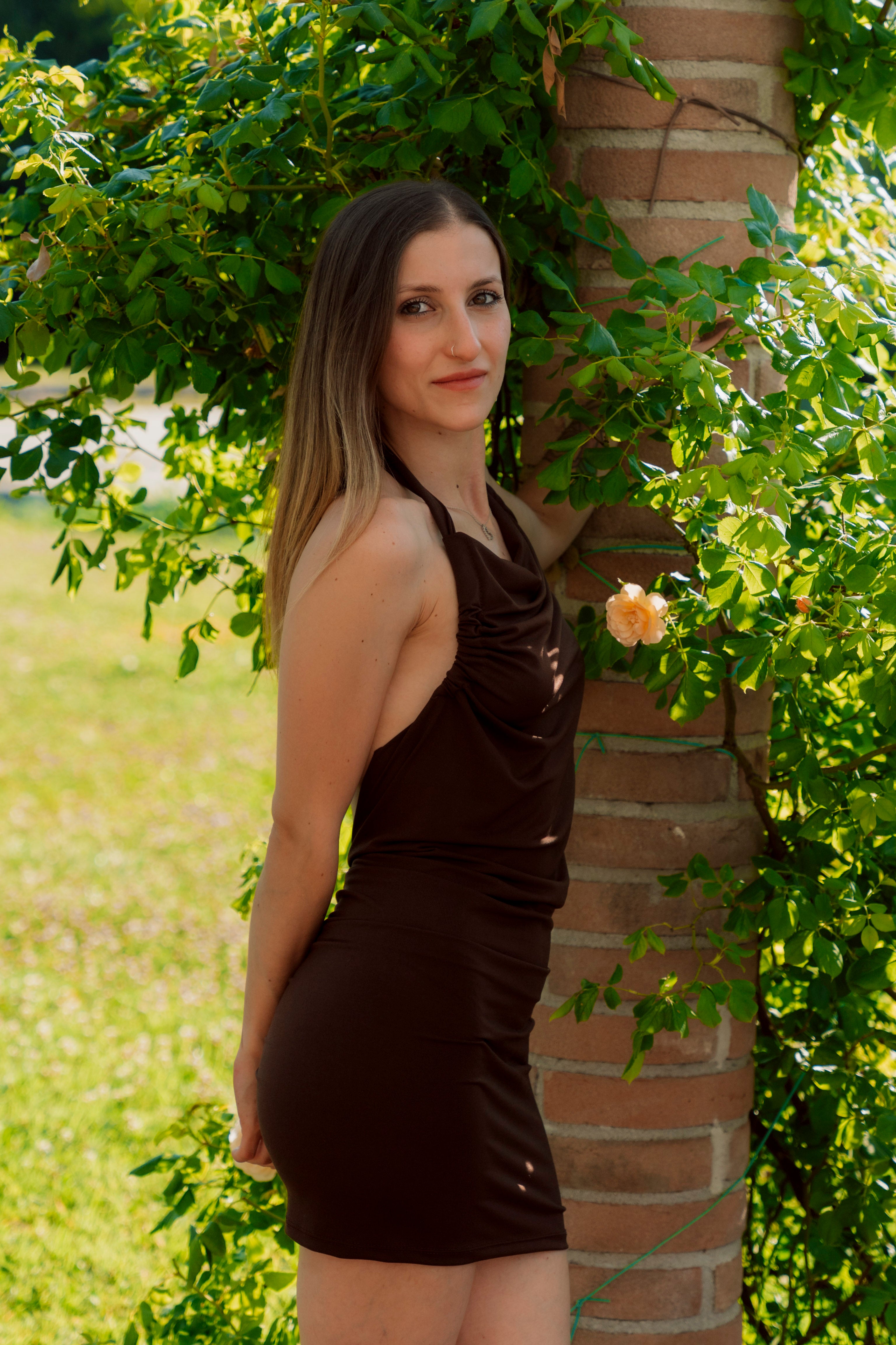 Vestito Eden Marrone