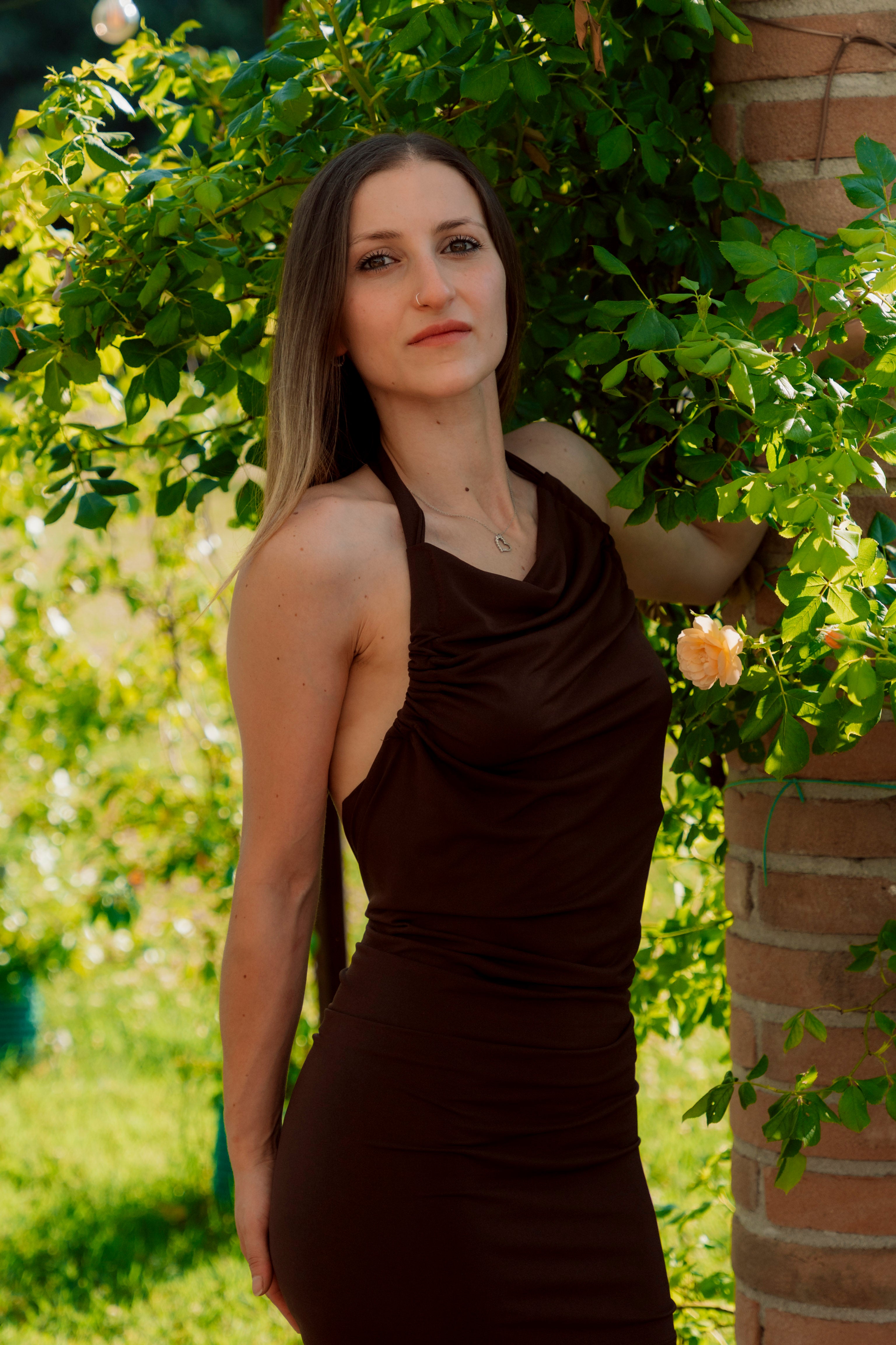 Vestito Eden Marrone