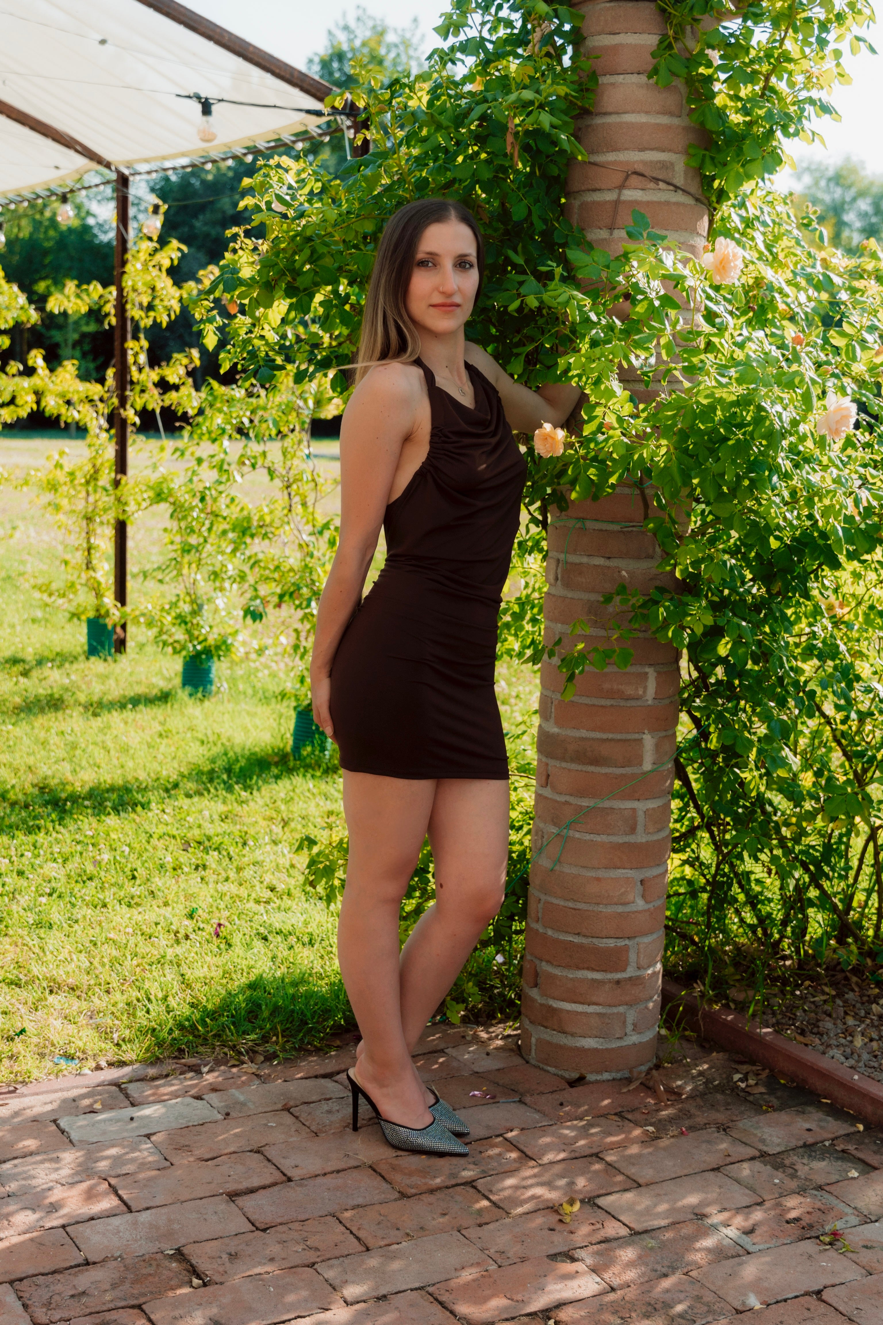 Vestito Eden Marrone