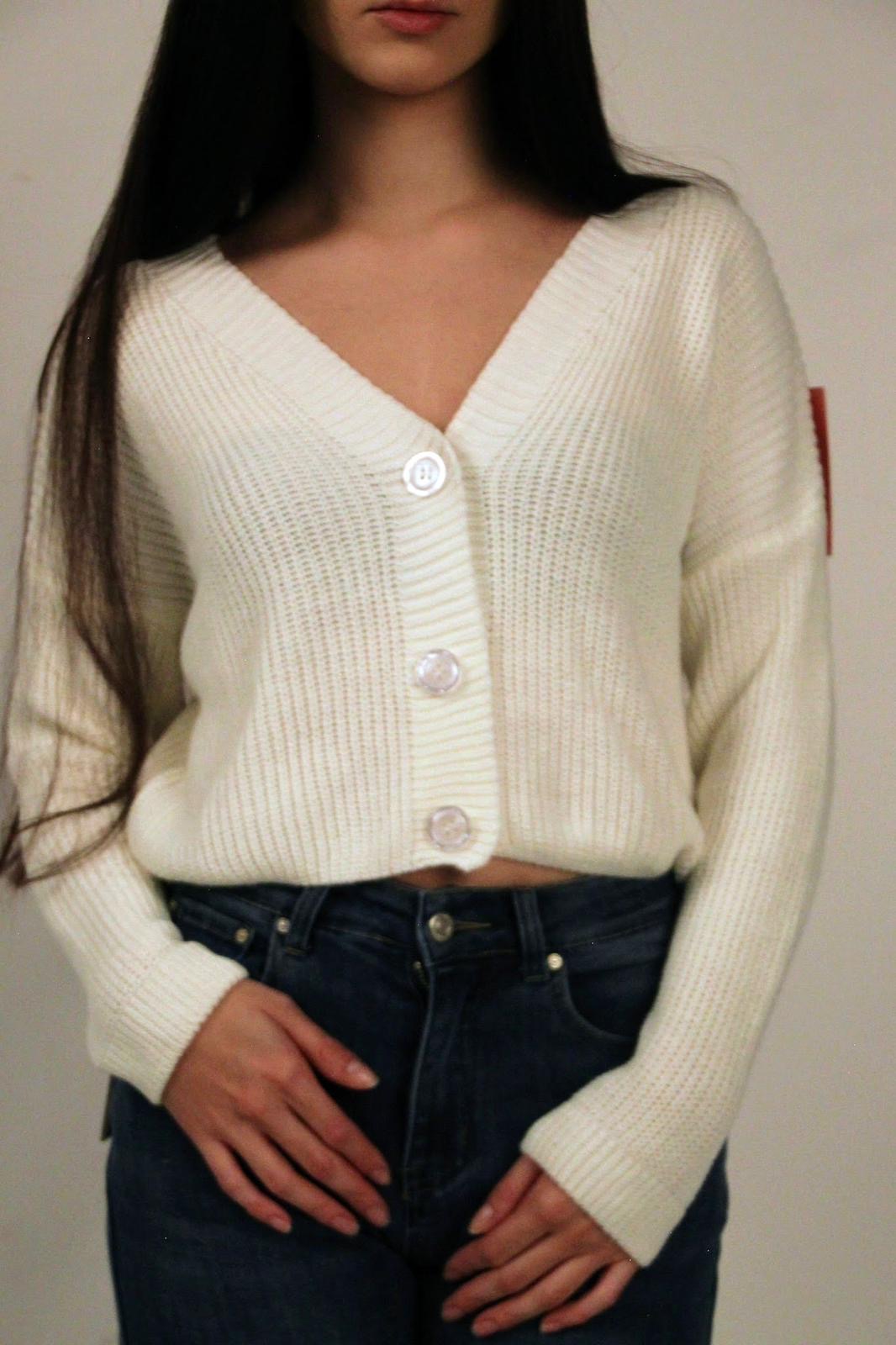 Cardigan Oslo Bianco